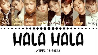 ATEEZ 에이티즈  HALA HALA Hearts Awakened Live Alive Color Coded Lyrics EngHanRom가사 [upl. by Didi458]