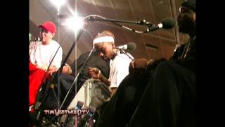 Eminem amp D12 freestyle FULL LENGTH VERSION  backstage in London 2001  Westwood [upl. by Leopold379]