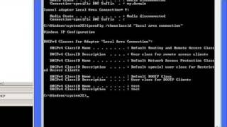 Windows command line networking ipconfig [upl. by Culberson]