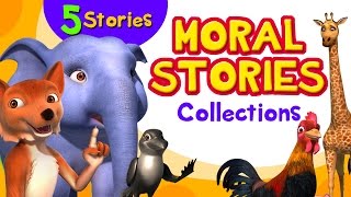 5 Short Stories for Kids with moral  Infobells [upl. by Stalder995]