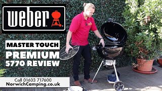 Weber Master Touch Premium GBS E5770 Charcoal BBQ Grill Review [upl. by Dronski]