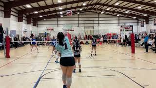 Lubbock PreLim 2025 vs NLVC 18s Gold Bracket Championship W2sets [upl. by Aneryc]