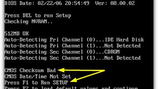 CMOS Checksum Bad  Quick Easy Fix 1 [upl. by Plafker]