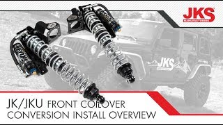 Wrangler JK Coilover Conversion  Install Overview [upl. by Pernick361]