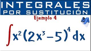 Integración por sustitución  Ejemplo 4  Multiplicación [upl. by Borden]