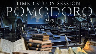 Defense Against the Dark Arts 📚 POMODORO Study Session 255  Harry Potter Ambience 📚 Focus amp Study [upl. by Hatnamas]