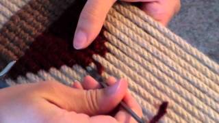 How to Make a Mohair Cinch center diamond part 2 [upl. by Leshia]