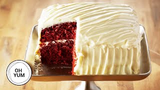 Professional Baker Teaches You How To Make RED VELVET CAKE [upl. by Chemar]