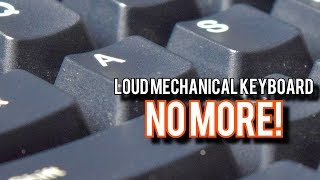 How To Quiet Down ANY Mechanical Keyboard [upl. by Eboh508]