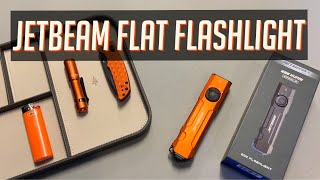 JETBeam Flat Flashlight  White  UV  Laser [upl. by Ellennoj352]