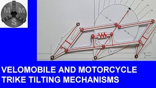 Tilting Trikes Part 1  Velomobile and Motorcycle Trike Tilting Mechanism Design [upl. by Lyford396]