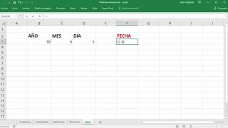 Función FECHA en Excel [upl. by Minerva547]