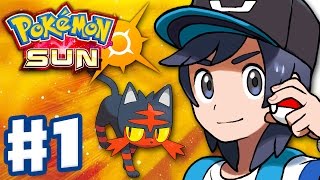 Pokemon Sun and Moon  Gameplay Walkthrough Part 1  Alola Intro and Litten Starter Nintendo 3DS [upl. by Ylera]