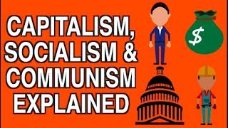 CAPITALISM SOCIALISM amp COMMUNISM EXPLAINED SIMPLY [upl. by Etom]