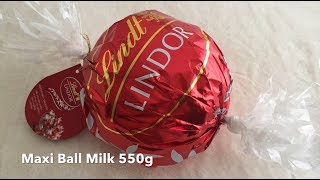 Unwrapping Giant Lindor Ball  Whats Inside  Lindt Lindor [upl. by Vigen]