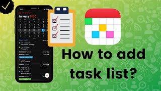 How to add task list on Calendar by Fantastical [upl. by Onailil]