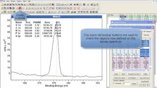 Creating a Quantification from a Survey Spectrum in XPS [upl. by Kendy]