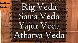 The Four VedasOrigin and brief description of 4 Vedas  Types of Vedas  Four Vedas Name amp Features [upl. by Chappy]