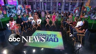 Suicide Squad Cast Plays Secrets Behind the Squad [upl. by Araed]