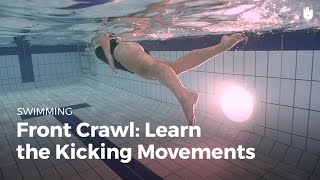 Swimming Techniques Leg Movements  Front Crawl [upl. by Ydnarb]