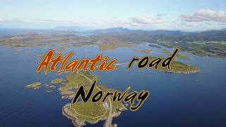 Storseisundet bridge from Atlantic Road Norway 4K [upl. by Flint]