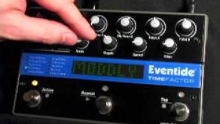 Eventide Timefactor Delay Pedal Part 1 [upl. by Suinotna]