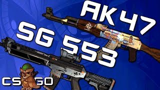 Should I Use AK47 or SG 553 CSGO [upl. by Airdnat]