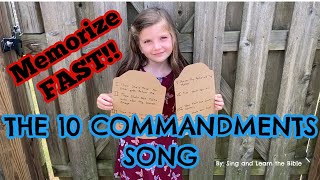 10 Commandments Song for Easy and Simple Memorization [upl. by Tore]