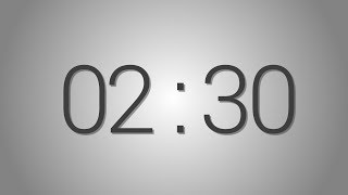 2 Minutes and 30 seconds countdown Timer  Beep at the end  Simple Timer two min and half [upl. by Lanod306]