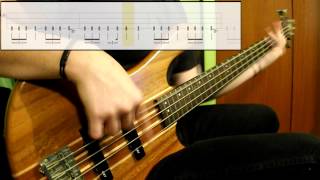 Metallica  For Whom The Bell Tolls Bass Cover Play Along Tabs In Video [upl. by Yattirb]