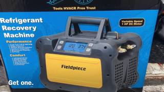 Fieldpiece MR45 refrigerant recovery machine [upl. by Hesoj]