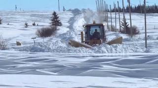 Snow plows hard at work on Prince Edward Island Canada [upl. by Ajuna]