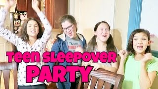 EPIC TEEN AND TWEEN SLEEPOVER PARTY [upl. by Ramilahs]