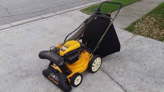 Cub Cadet CSV 050 demonstration [upl. by Tilagram444]