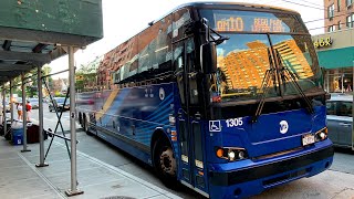 MTA Bus  Onboard 2021 Prevost X345 On The QM10 From Midtown To Rego Park [upl. by Ayhdnas677]