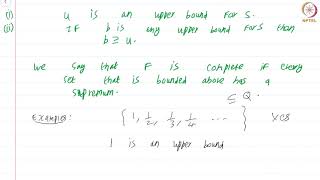 51 The completeness axiom [upl. by Ceporah]