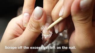 HOW TO Properly Remove your GelX Tips [upl. by Ssej363]