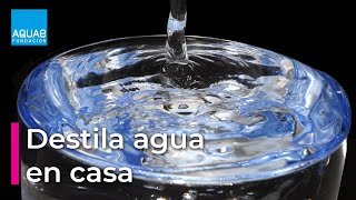 Destilación de AGUA en casa  Experimentos [upl. by Rosenthal]