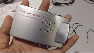 VGA To Video Converter Review [upl. by Singer]