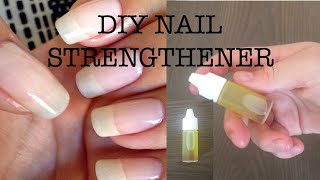 DIY NAIL STRENGTHENERnatural [upl. by Tryck]