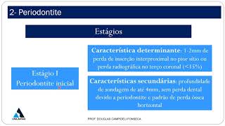 Classificação das doenças periodontais  Periodontite [upl. by Arat]