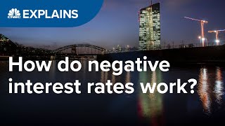 How do negative interest rates work  CNBC Explains [upl. by Yebloc]