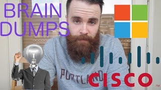 Should I Use a Brain Dump on my CCNACCNPMCSA Exam [upl. by Zoarah]