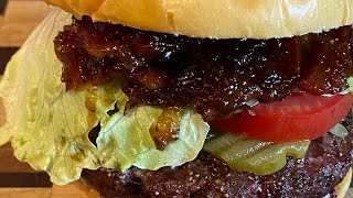 Smokehouse Burger Traeger [upl. by Chaddy]