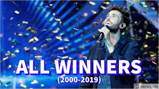 ALL WINNERS 20002019  Eurovision Song Contest [upl. by Dede]