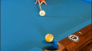 How to Push a Pool Ball Through the Rail and How to Spin it Into a Pocket [upl. by Trebma370]