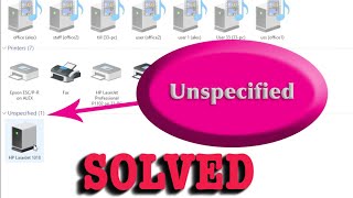 Unspecified device  SOLVED  WINDOWS 10 [upl. by Dnaleel499]