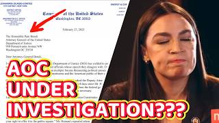 AOC TERRIFIED Begs DOJ to Reveal Investigation into Her Helping Migrants aoc newyork immigration [upl. by Hgielak]