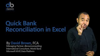 Quick Bank Reconciliation in Excel [upl. by Rivkah]