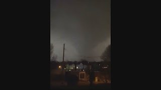 Nashville tornado caught on camera RAW VIDEO [upl. by Weaks765]